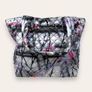MZ Wallace Medium Metro Quilted Mother’s Day Magnolia Shoulder Tote Bag